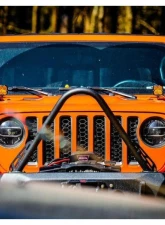 CrawlTek Black Front Bumper Stinger Jeep Wrangler JK 2007-2018                                     - CWLJK15301 - Image 5