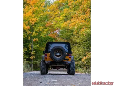 CrawlTek Pyro Midwidth Black Rear Bumper - CWLJK20201