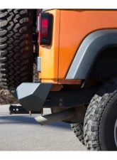 CrawlTek Pyro Midwidth Black Rear Bumper                                     - CWLJK20201 - Image 7