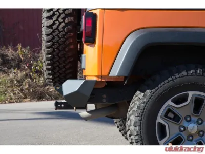 CrawlTek Pyro Midwidth Black Rear Bumper - CWLJK20201