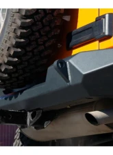 CrawlTek Pyro Midwidth Black Rear Bumper                                     - CWLJK20201 - Image 8