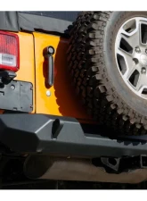 CrawlTek Pyro Midwidth Black Rear Bumper                                     - CWLJK20201 - Image 9