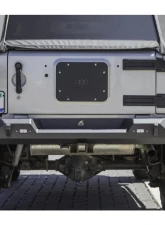 CrawlTek Pyro Fullwidth Black Rear Bumper                                     - CWLJK20301 - Image 8