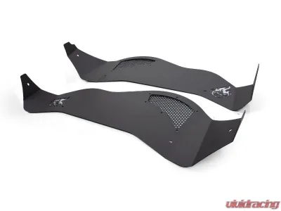 CrawlTek Black Powdercoat Rear Inner Fender Jeep Wrangler JK 2007-2018 - CWLJK33001