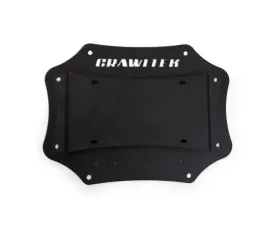CrawlTek Tailgate Plate | License Plate Relocation Jeep Wrangler JK 2007-2018
