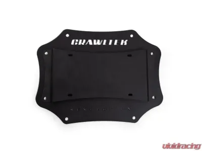 CrawlTek Tailgate Plate | License Plate Relocation Jeep Wrangler JK 2007-2018 - CWLJK38001