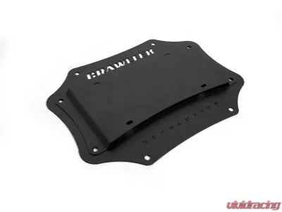 CrawlTek Tailgate Plate | License Plate Relocation Jeep Wrangler JK 2007-2018 - CWLJK38001