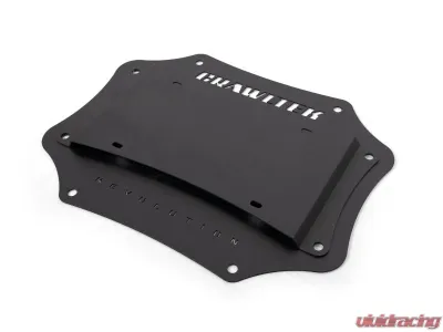 CrawlTek Tailgate Plate | License Plate Relocation Jeep Wrangler JK 2007-2018 - CWLJK38001