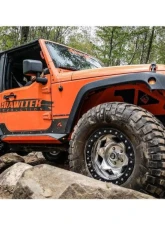 CrawlTek Black 2 Door Rocker Body Cladding                                     - CWLJK40101 - Image 4