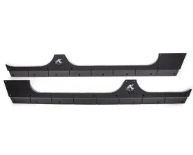 CrawlTek Black 4 Door Rocker Body Cladding
