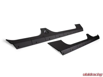 CrawlTek Black 4 Door Rocker Body Cladding - CWLJK40401