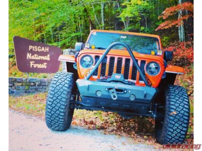 CrawlTek Pyro Black Subby Front Bumper Jeep Wrangler JL 2018-2025 - CWLJL10101