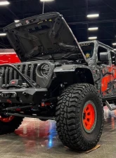 CrawlTek Pyro Black Subby Front Bumper Jeep Wrangler JL 2018-2025                                     - CWLJL10101 - Image 12