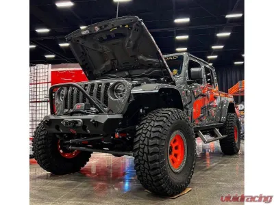 CrawlTek Pyro Black Subby Front Bumper Jeep Wrangler JL 2018-2025 - CWLJL10101