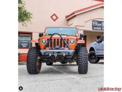 CrawlTek Pyro Black Subby Front Bumper Jeep Wrangler JL 2018-2025 - CWLJL10101