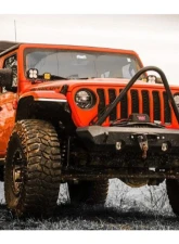 CrawlTek Pyro Black Subby Front Bumper Jeep Wrangler JL 2018-2025                                     - CWLJL10101 - Image 10