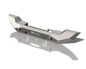 CrawlTek Pyro Black Fullwidth Front Bumper
