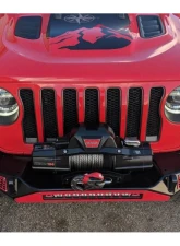 CrawlTek Blaze 20inch Lightbar Black Front Bumper Jeep Wrangler JL 2018-2025                                     - CWLJL12101 - Image 6