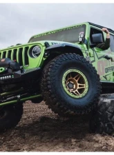 CrawlTek Blaze 20inch Lightbar Black Front Bumper Jeep Wrangler JL 2018-2025                                     - CWLJL12101 - Image 8