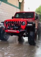 CrawlTek Blaze 20inch Lightbar Black Front Bumper Jeep Wrangler JL 2018-2025                                     - CWLJL12101 - Image 9