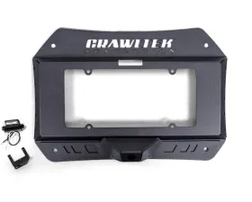 CrawlTek Tailgate Plate | License Plate Relocation Jeep Wrangler JL 2018-2025