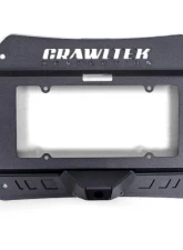 CrawlTek Tailgate Plate | License Plate Relocation Jeep Wrangler JL 2018-2025                                     - CWLJL38001 - Image 2