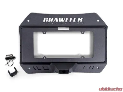CrawlTek Tailgate Plate | License Plate Relocation Jeep Wrangler JL 2018-2025 - CWLJL38001