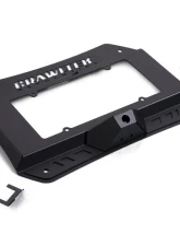 CrawlTek Tailgate Plate | License Plate Relocation Jeep Wrangler JL 2018-2025                                     - CWLJL38001 - Image 2