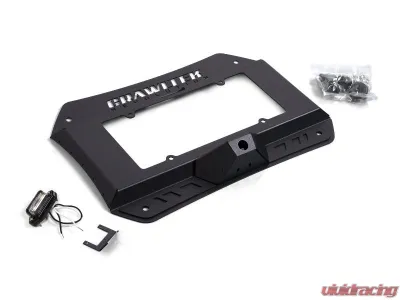 CrawlTek Tailgate Plate | License Plate Relocation Jeep Wrangler JL 2018-2025 - CWLJL38001