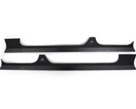 CrawlTek Black 4 Door Aluminum Rocker Body Cladding