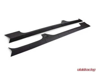 CrawlTek Black 4 Door Aluminum Rocker Body Cladding - CWLJL40411