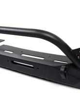 CrawlTek Pyro Stubby Front Bumper Bull Bar Jeep Wrangler CJ | YJ | TJ 1976-2006                                     - CWLTJ10111 - Image 2