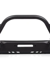 CrawlTek Pyro Stubby Front Bumper Flat Top Stinger Jeep Wrangler CJ | YJ | TJ 1976-2006                                     - CWLTJ10121 - Image 8