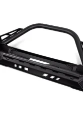 CrawlTek Pyro Stubby Front Bumper Flat Top Stinger Jeep Wrangler CJ | YJ | TJ 1976-2006                                     - CWLTJ10121 - Image 4