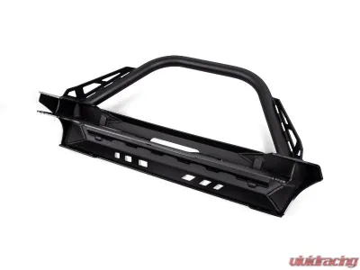 CrawlTek Pyro Stubby Front Bumper Flat Top Stinger Jeep Wrangler CJ | YJ | TJ 1976-2006 - CWLTJ10121