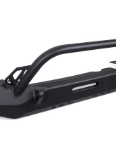 CrawlTek Pyro Midwidth Front Bumper Bull Bar Jeep Wrangler CJ | YJ | TJ 1976-2006                                     - CWLTJ10211 - Image 2
