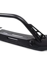 CrawlTek Pyro Midwidth Front Bumper Flat Top Stinger Jeep Wrangler CJ | YJ | TJ 1976-2006                                     - CWLTJ10221 - Image 2