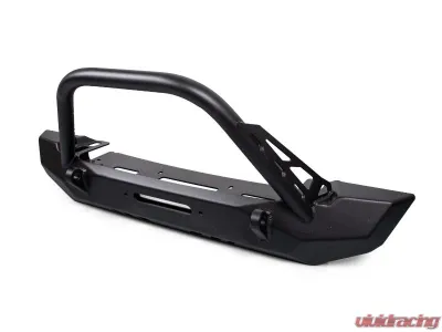 CrawlTek Pyro Midwidth Front Bumper Flat Top Stinger Jeep Wrangler CJ | YJ | TJ 1976-2006 - CWLTJ10221