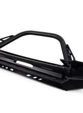 CrawlTek Pyro Midwidth Front Bumper Flat Top Stinger Jeep Wrangler CJ | YJ | TJ 1976-2006                                     - CWLTJ10221 - Image 4