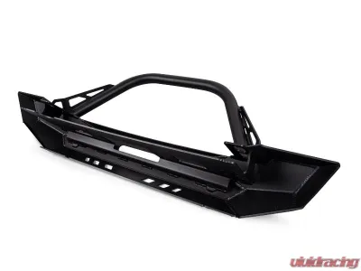 CrawlTek Pyro Midwidth Front Bumper Flat Top Stinger Jeep Wrangler CJ | YJ | TJ 1976-2006 - CWLTJ10221