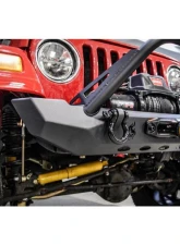 CrawlTek Pyro Midwidth Front Bumper Flat Top Stinger Jeep Wrangler CJ | YJ | TJ 1976-2006                                     - CWLTJ10221 - Image 7