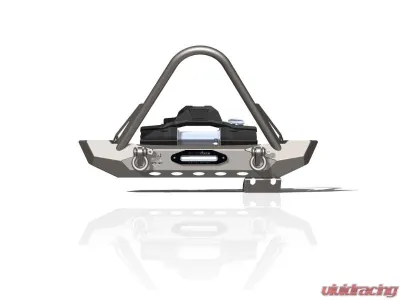 CrawlTek Pyro Midwidth Front Bumper Stinger Jeep Wrangler CJ | YJ | TJ 1976-2006 - CWLTJ10231