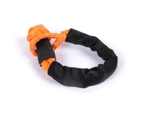 CrawlTek 1/2inch x 22inch Synthetic w/o Shackle Pulley Orange w/ Black Sleeve Soft Shackle