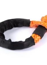 CrawlTek 1/2inch x 22inch Synthetic w/o Shackle Pulley Orange w/ Black Sleeve Soft Shackle                                     - CWLTW08102 - Image 2