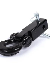 CrawlTek Hitch Insert w/ Shackle Point Black Isolator                                     - CWLTW08104 - Image 2