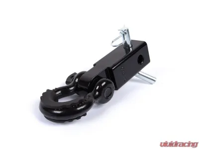 CrawlTek Hitch Insert w/ Shackle Point Black Isolator - CWLTW08104