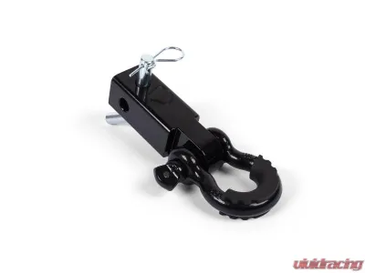 CrawlTek Hitch Insert w/ Shackle Point Black Isolator - CWLTW08104