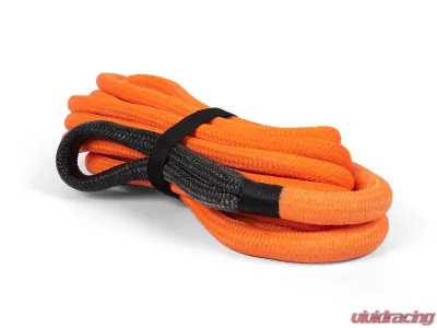CrawlTek 7/8inch x 30' Nylon Looped Ends Orange Kinetic Recovery Rope - CWLTW08201