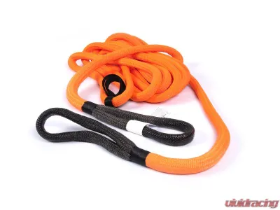 CrawlTek 7/8inch x 30' Nylon Looped Ends Orange Kinetic Recovery Rope - CWLTW08201