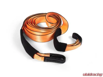 CrawlTek 3inch x 30' Polyester Orange Tow Strap - CWLTW08202